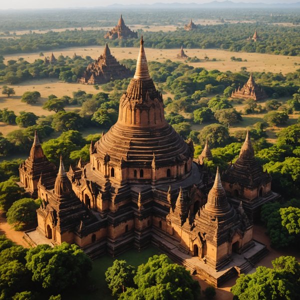 Comment organiser une visite des temples anciens de Bagan, Myanmar?