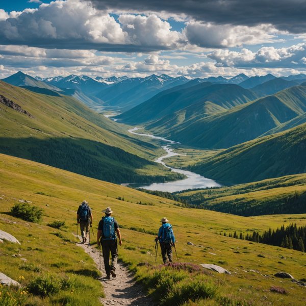 Quels sont les meilleurs itinéraires pour une randonnée dans les montagnes de l'Altaï, Mongolie ?
