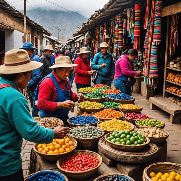 Quels sont les meilleurs circuits pour une visite des marchés artisanaux en Pérou?